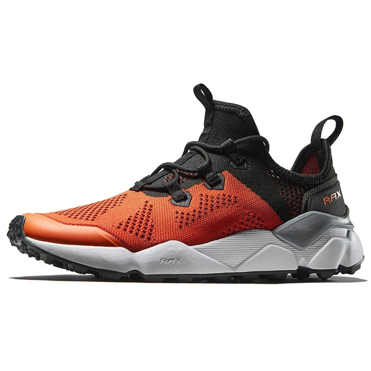 RAX FlexTrail Unisex Laufschuhe in Orange, atmungsaktiv und leicht, ideal für Jogging und Outdoor-Sport.