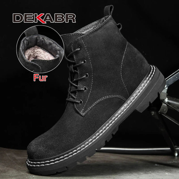 UrbanTrek Lederboots in sportlichem Design, gefertigt aus hochwertigem Leder mit komfortabler Passform für alle Gelegenheiten.